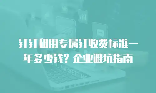 钉钉租用专属钉收费标准一年多少钱？企业避坑指南