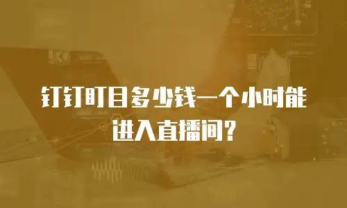 钉钉盯目多少钱一个小时能进入直播间？