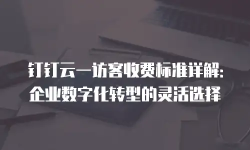 钉钉云一访客收费标准详解：企业数字化转型的灵活选择