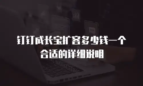 钉钉成长宝扩容多少钱一个合适的详细说明