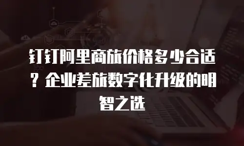 钉钉阿里商旅价格多少合适？企业差旅数字化升级的明智之选