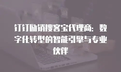 钉钉励销搜客宝代理商：数字化转型的智能引擎与专业伙伴
