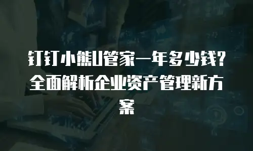 钉钉小熊U管家一年多少钱？全面解析企业资产管理新方案