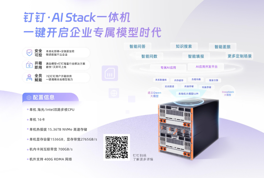 AI智能一体机报价:钉钉aistack一体机