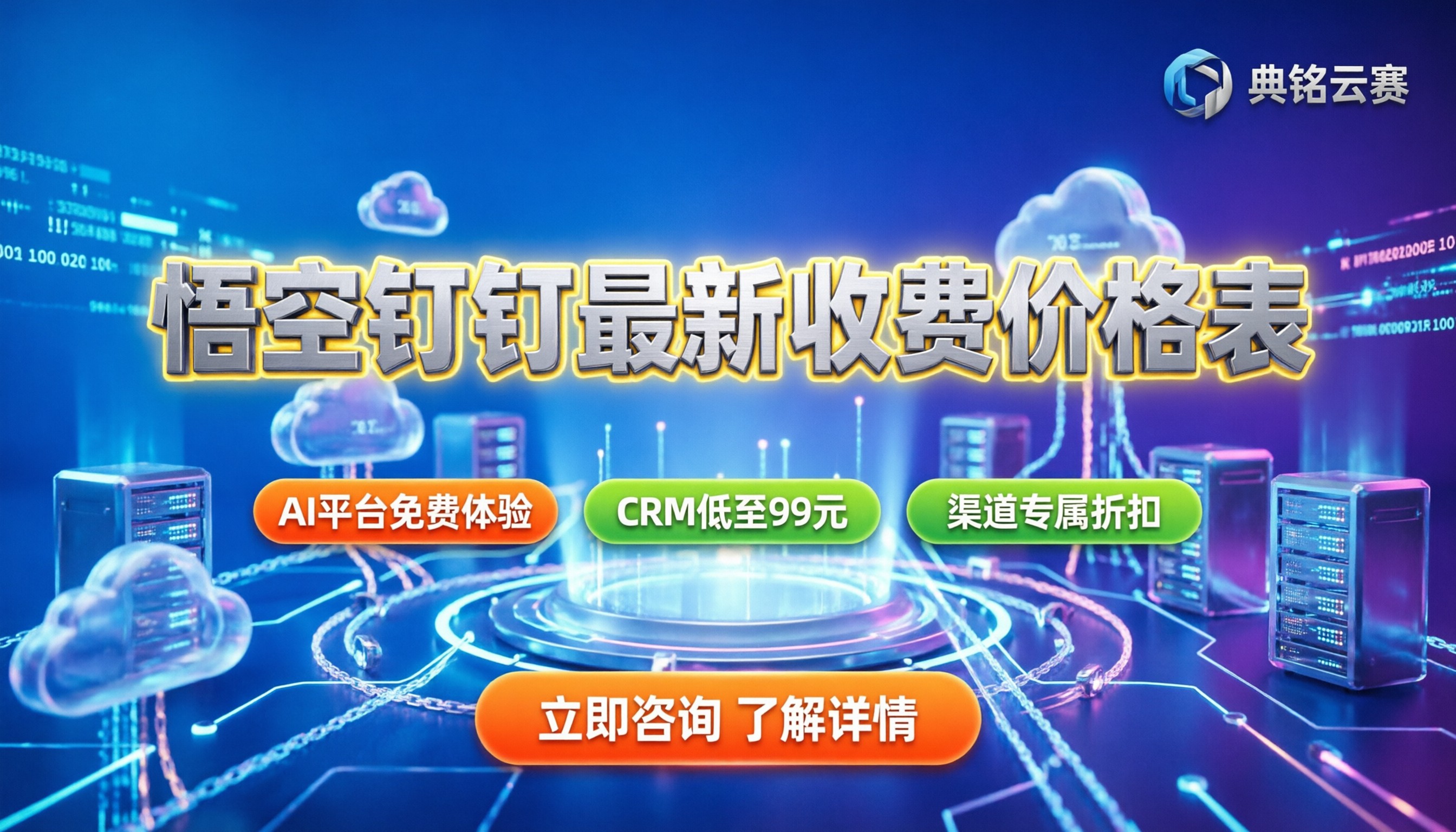 悟空钉钉官方收费价格:最新AI平台与CRM费用是多少