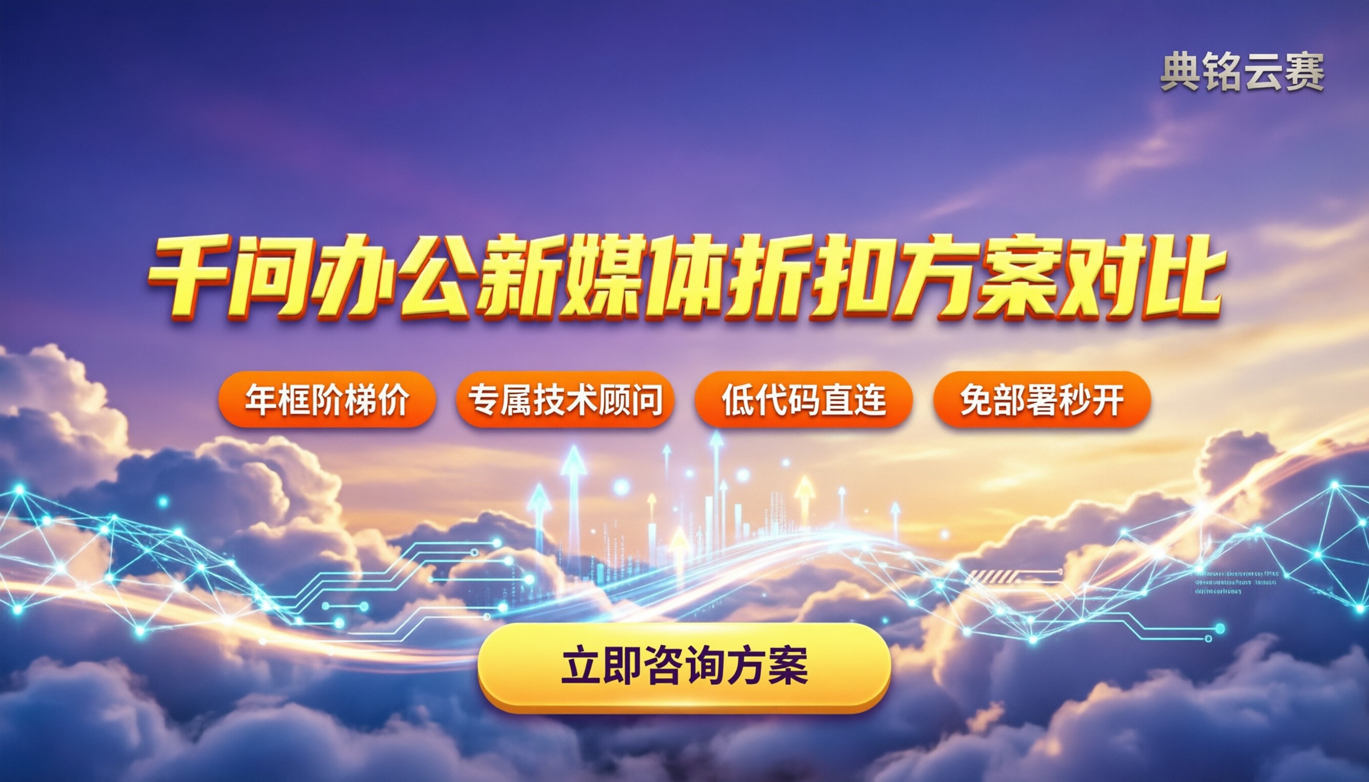 千问办公新媒体行业怎么选:折扣渠道与方案对比