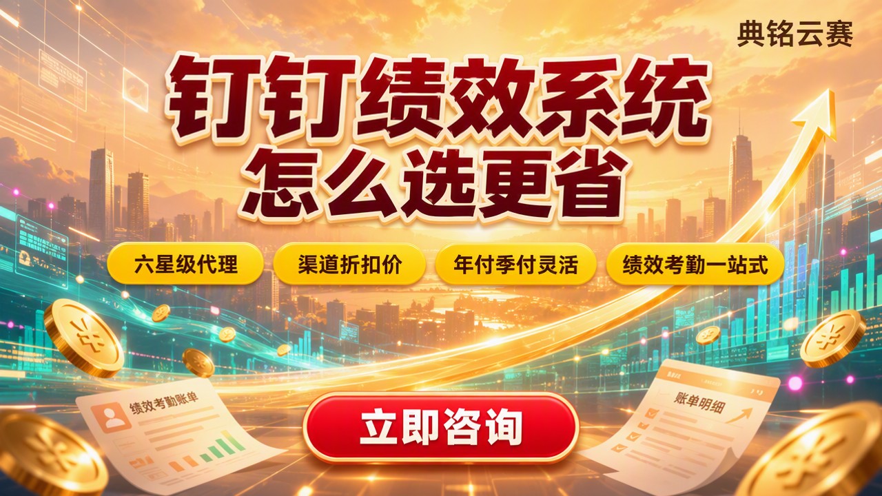 钉钉绩效考核系统费用：多少钱？怎么选更省