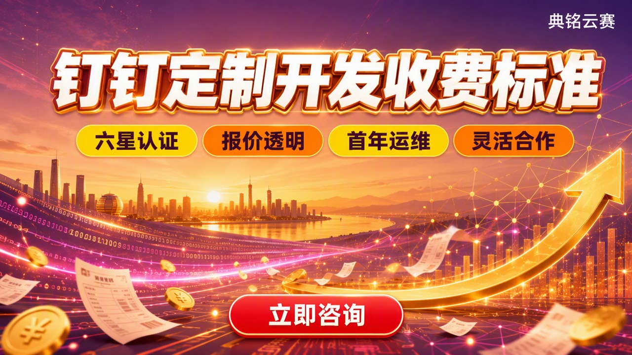 杭州钉钉定制开发收费标准:报价对比怎么选