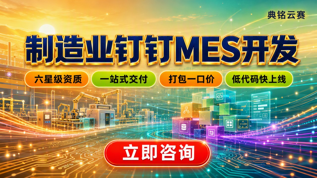 制造业钉钉MES开发哪家好:钉钉服务商对比与低代码选型