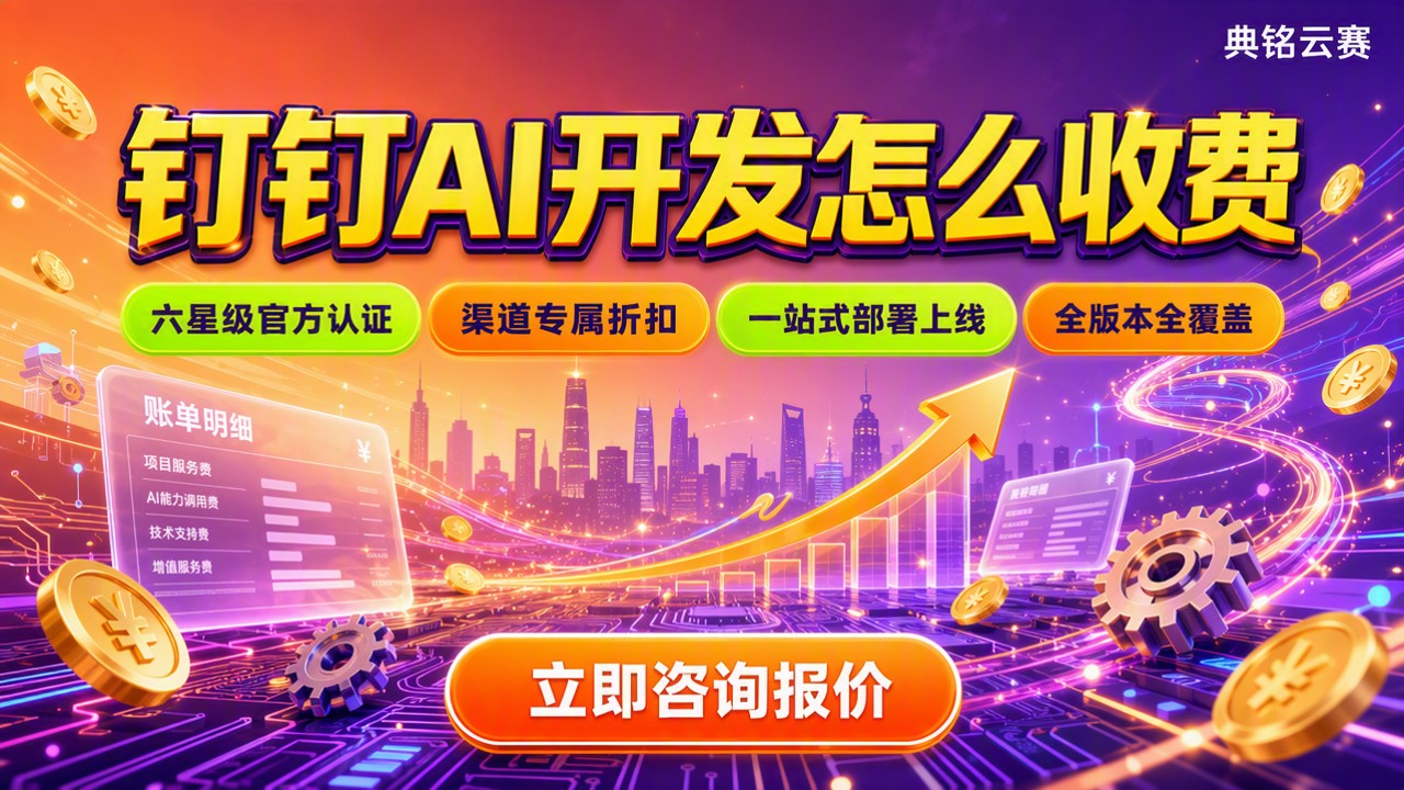 钉钉AI开发怎么收费：服务商对比