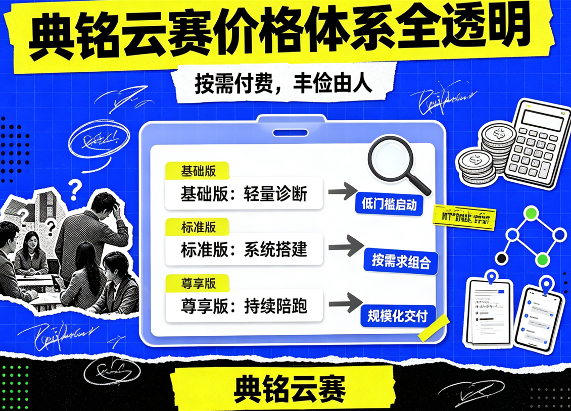 典铭云赛价格体系全透明:按需付费,丰俭由人