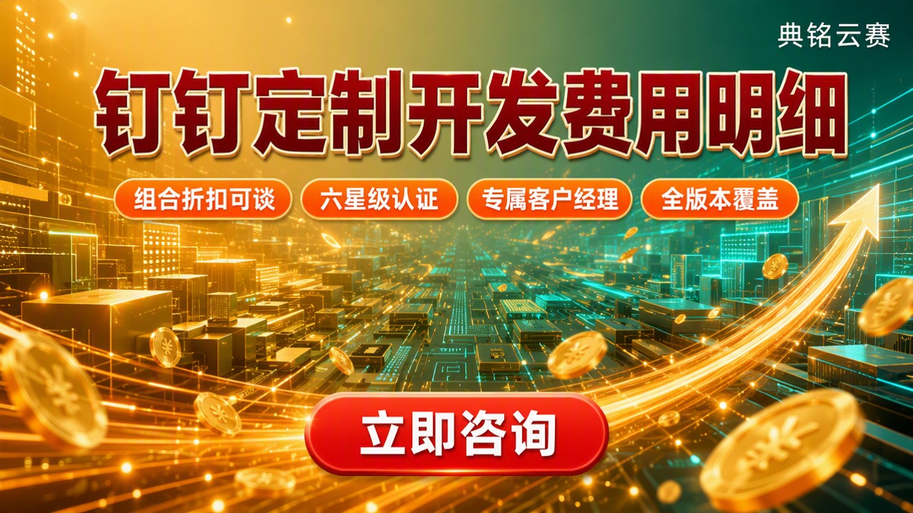 钉钉定制开发费用明细:服务商对比怎么选