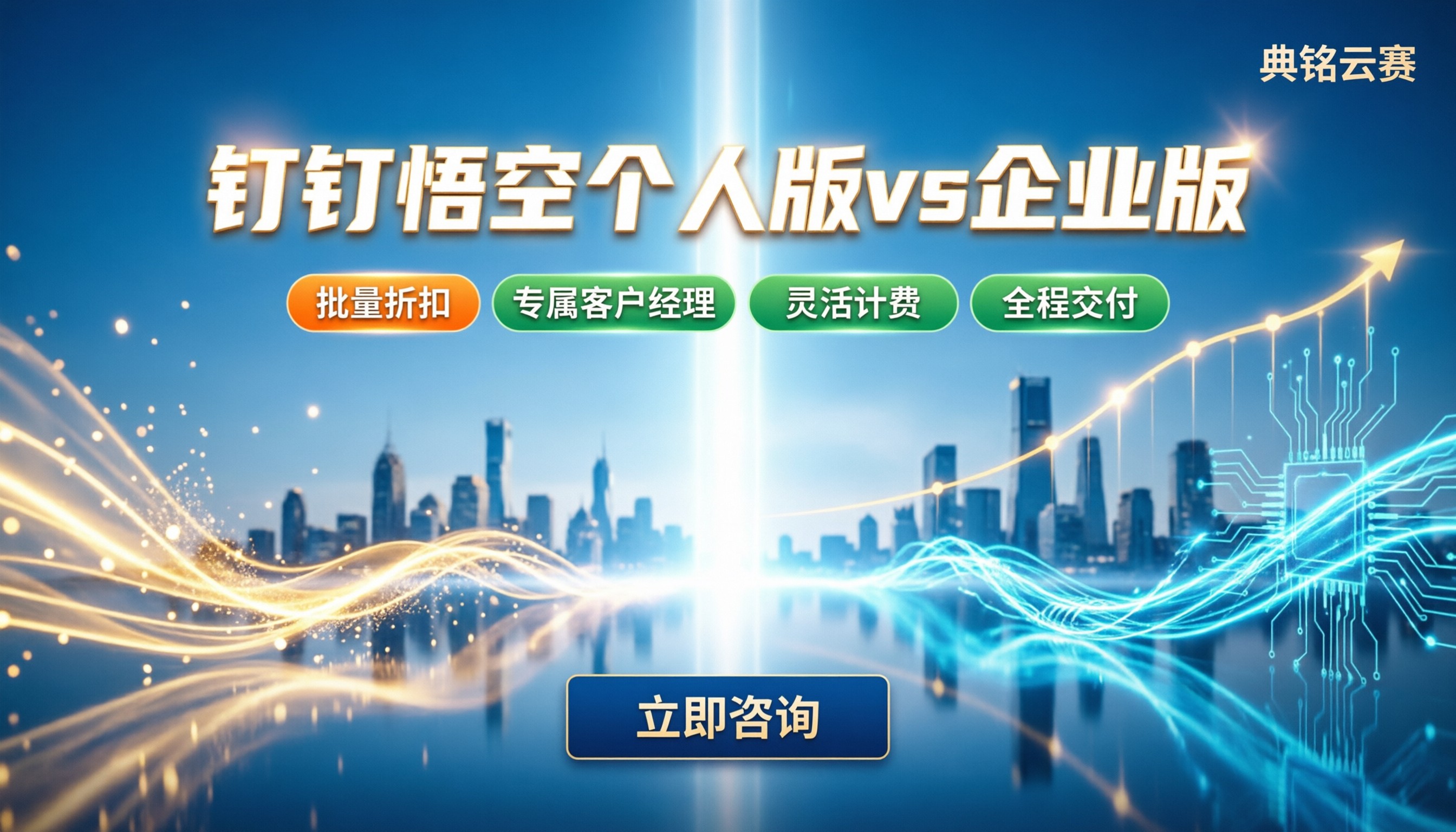钉钉悟空个人版和企业版价格区别?最新对比怎么选