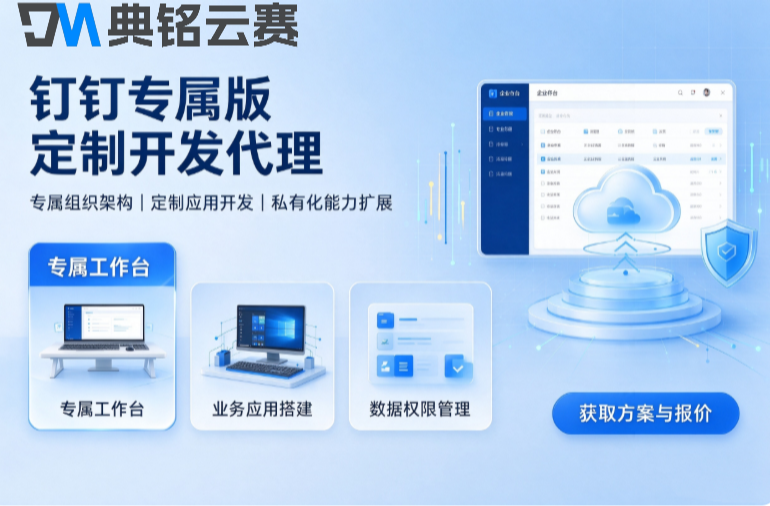 钉钉专属版定制开发代理：钉钉专属版服务商
