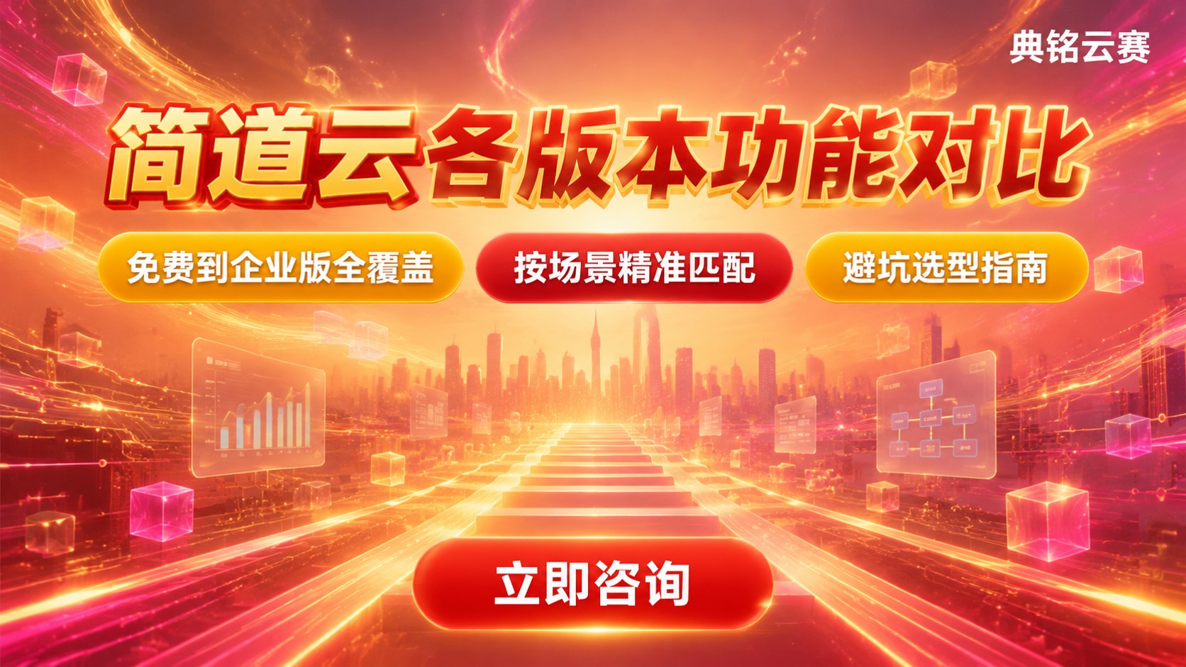 简道云各版本功能对比：适用场景与选购标准