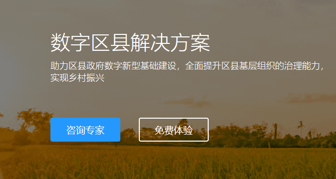 钉钉数字区县解决方案是什么