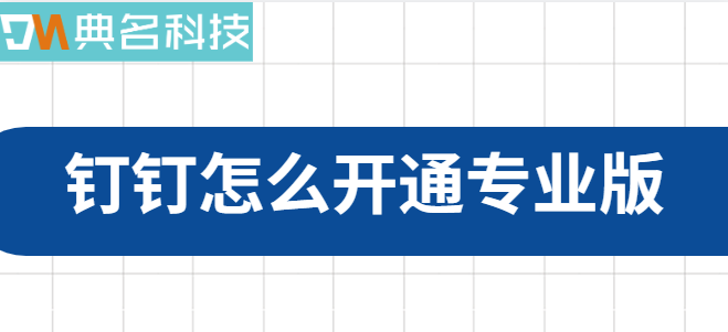 钉钉专业版登录:钉钉怎么开通专业版