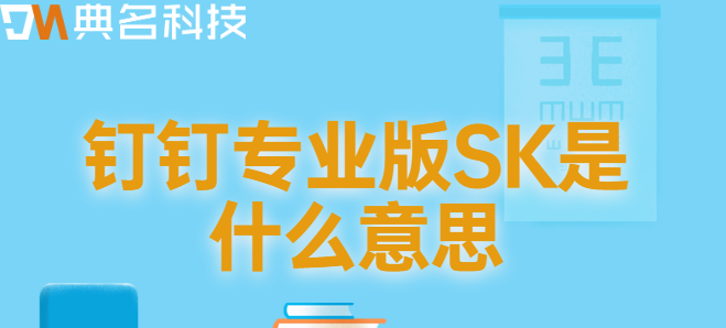 钉钉专业版SK 是什么意思