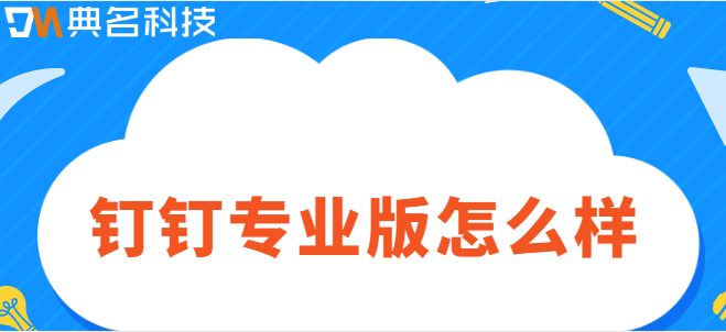 钉钉专业版怎么样