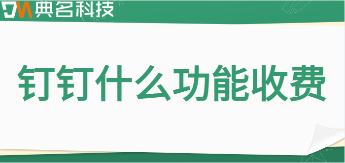 钉钉 费用明细:钉钉什么功能收费