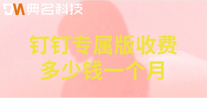 企业专属钉钉费用:钉钉专属版收费多少钱一个月