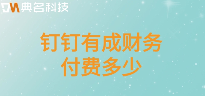 外贸财务管理软件：钉钉有成财务付费多少