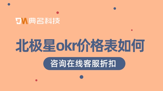 北极星okr价格表：OKR管理系统100人报价表