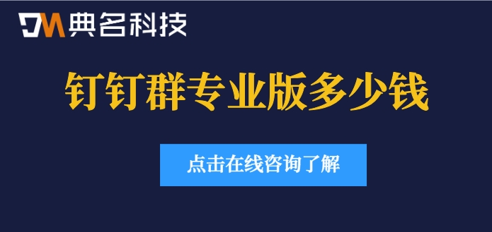 专业版钉钉费用:钉钉群专业版多少钱