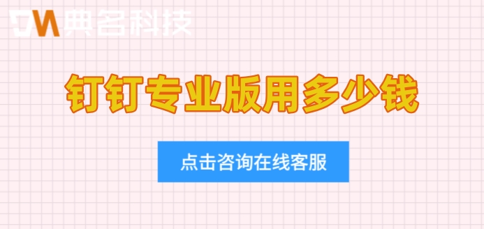 专业版钉钉价格：钉钉专业版用多少钱