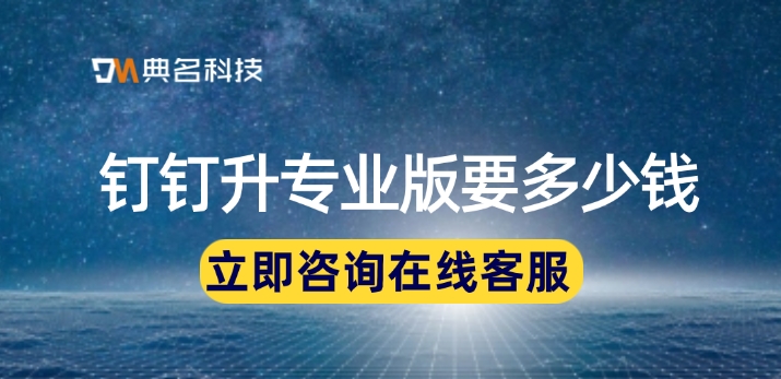 钉钉升专业版要多少钱