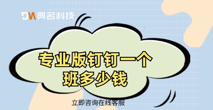 专业版钉钉一个班多少钱
