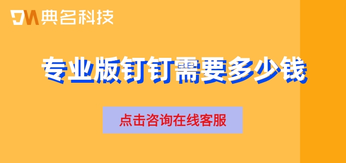 专业版钉钉报价:专业版钉钉需要多少钱