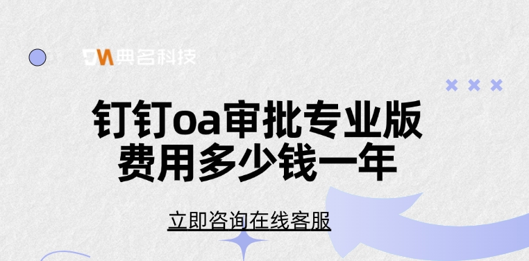 钉钉oa审批专业版费用多少钱一年