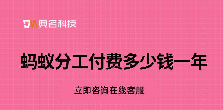 钉钉蚂蚁分工费用:蚂蚁分工付费多少钱一年