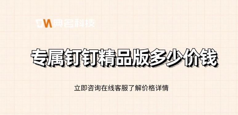 钉钉专属精品版年费：专属钉钉精品版多少价钱