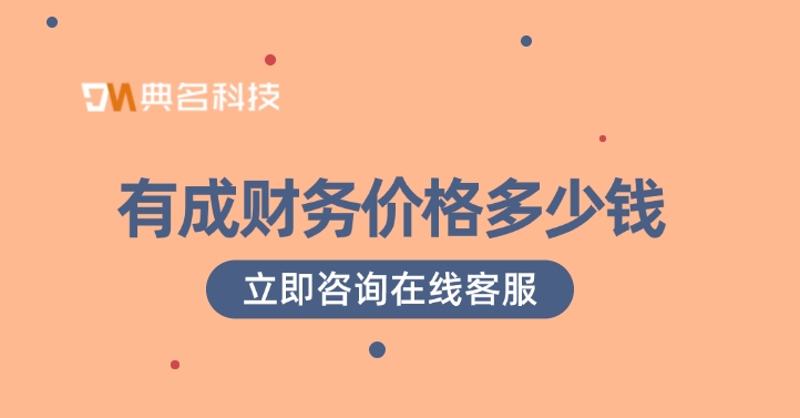 有成财务价格：财务管理软件有哪些优势
