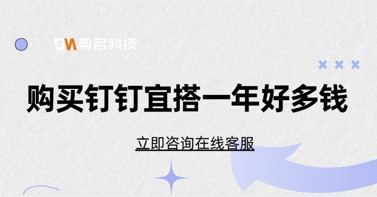 购买钉钉宜搭一年好多钱